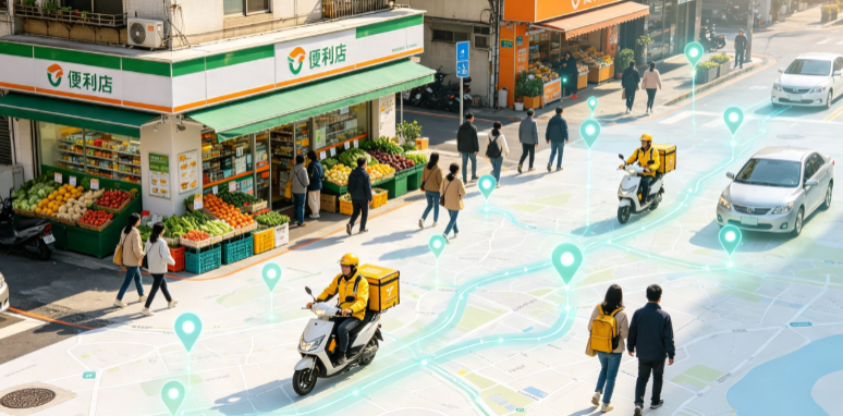 九台市渗透衣食住行，GEO 地理空间技术重塑大众日常消费服务场景