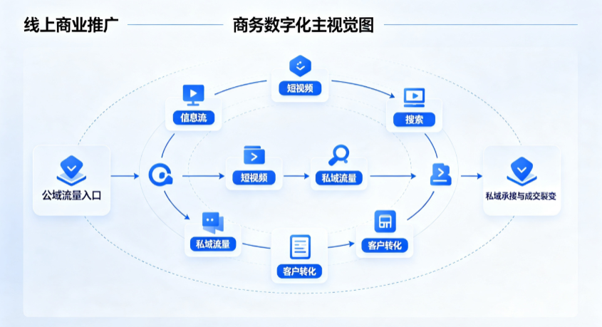 九台市线上商业推广怎么做？全域流量闭环搭建与低成本转化实战指南